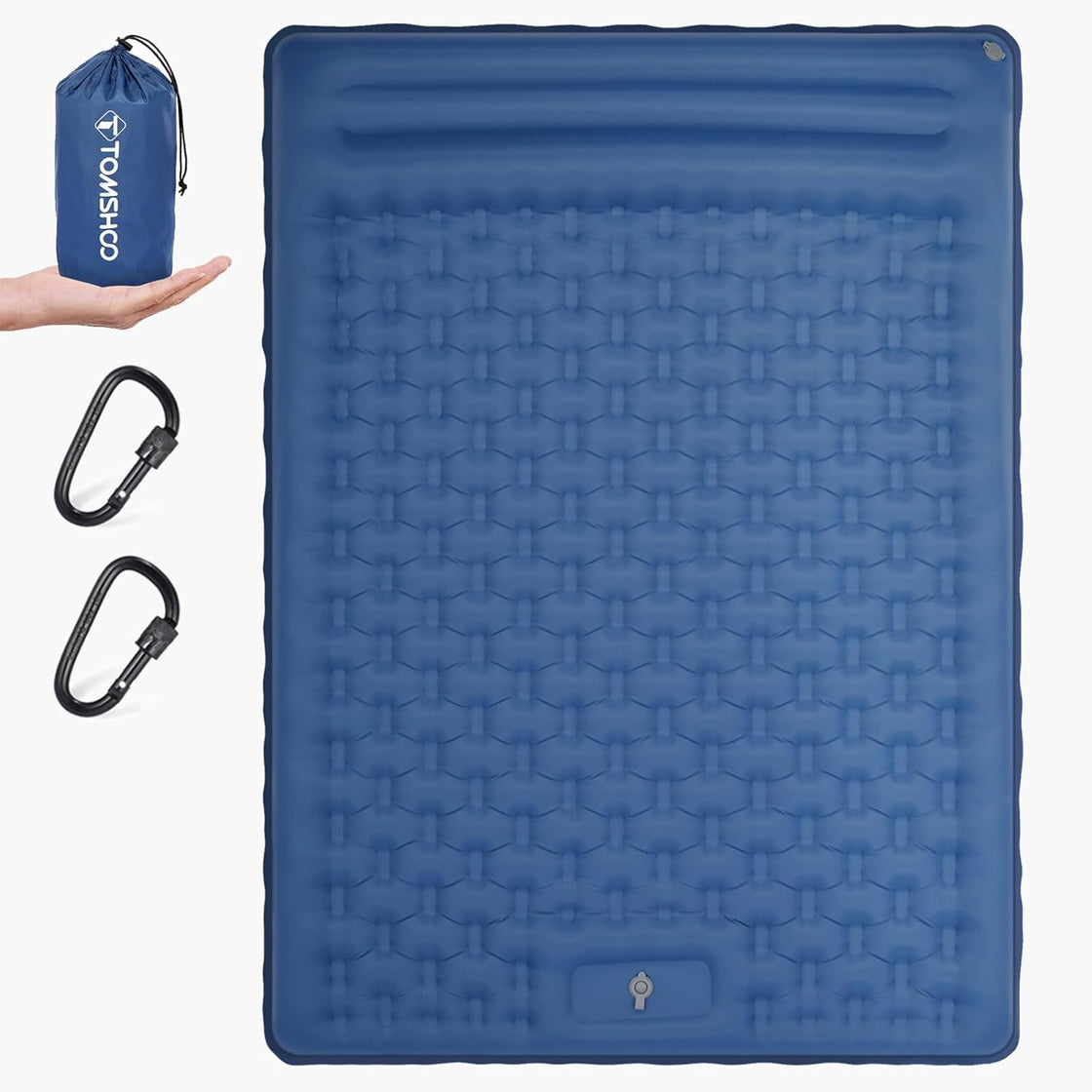 Sleeping Pad, Ultralight Camping Mat Inflatable Camping Mattress with Pillow