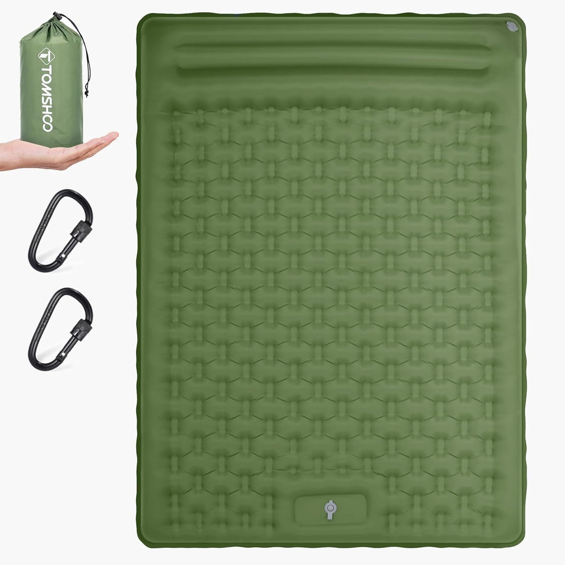 Sleeping Pad, Ultralight Camping Mat Inflatable Camping Mattress with Pillow