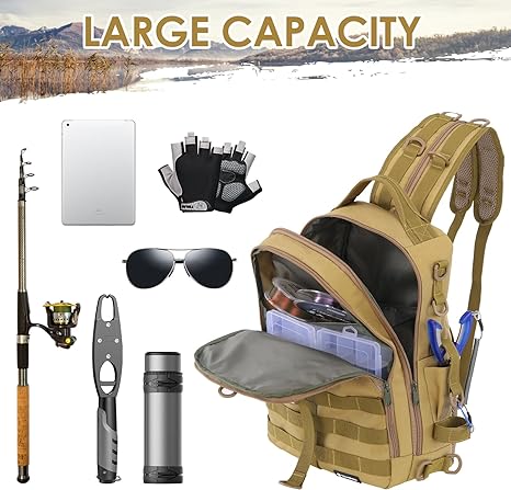 Fishing Backpack Tackle Bag