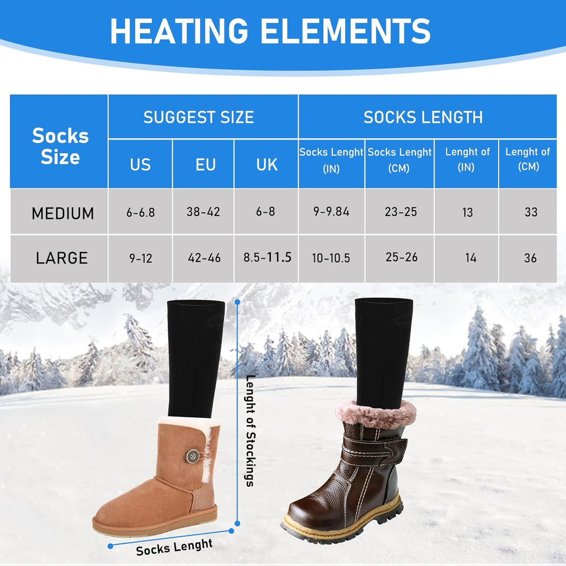 Heated Socks for Men Women