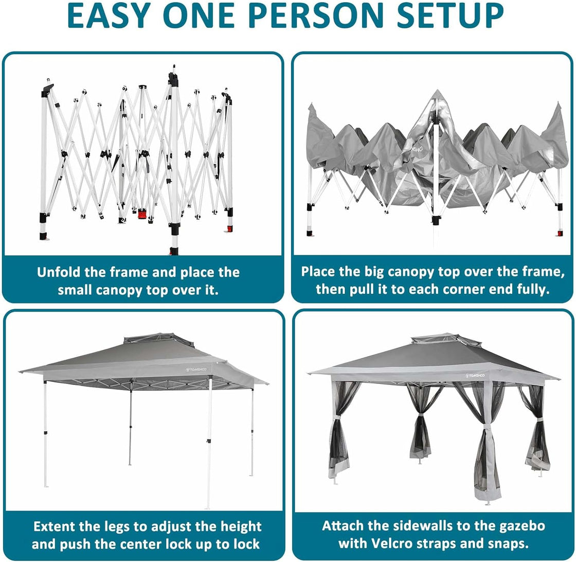 TOMSHOO Outdoor Gazebo